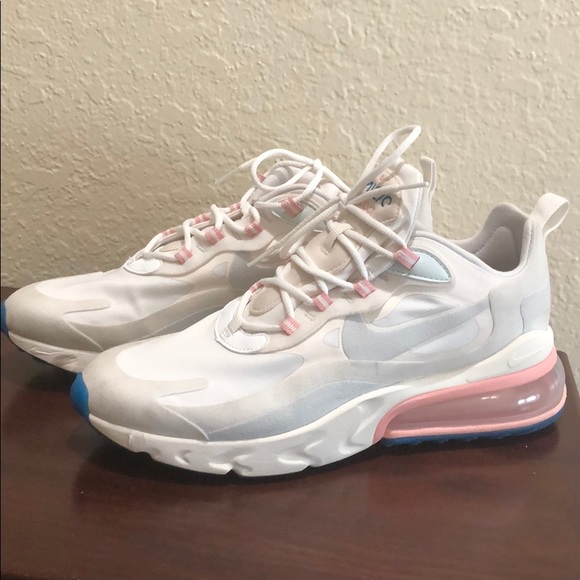 Nike Shoes Nike Air Max 27 React Sz 95 Like New Whiteaqua Poshmark